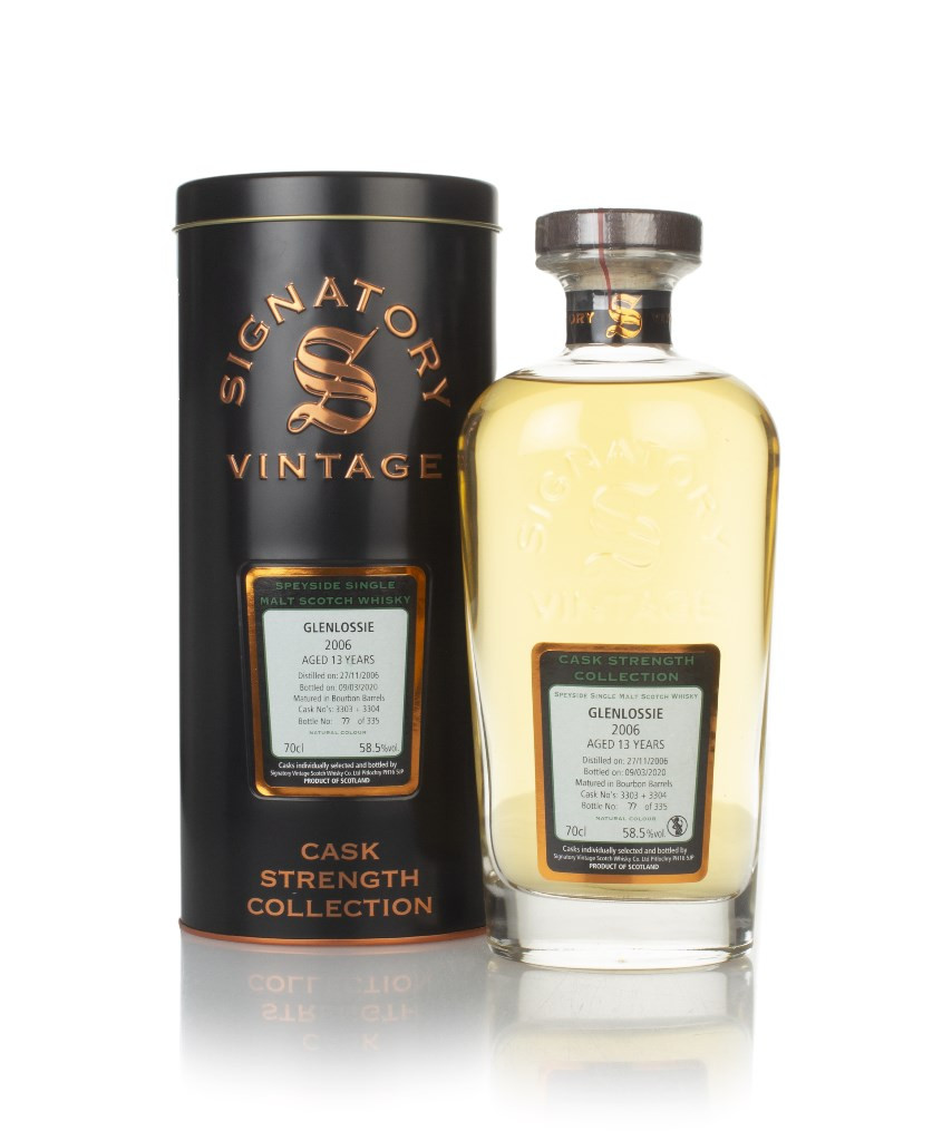 Glenlossie 13 Year Old 2006 (cask 3303 & 3304) - Cask Strength Collection (Signatory) 70cl