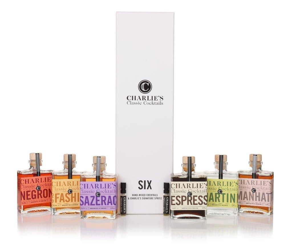 Charlie's Classic Cocktails Gift Box (6 x 100ml) 60cl