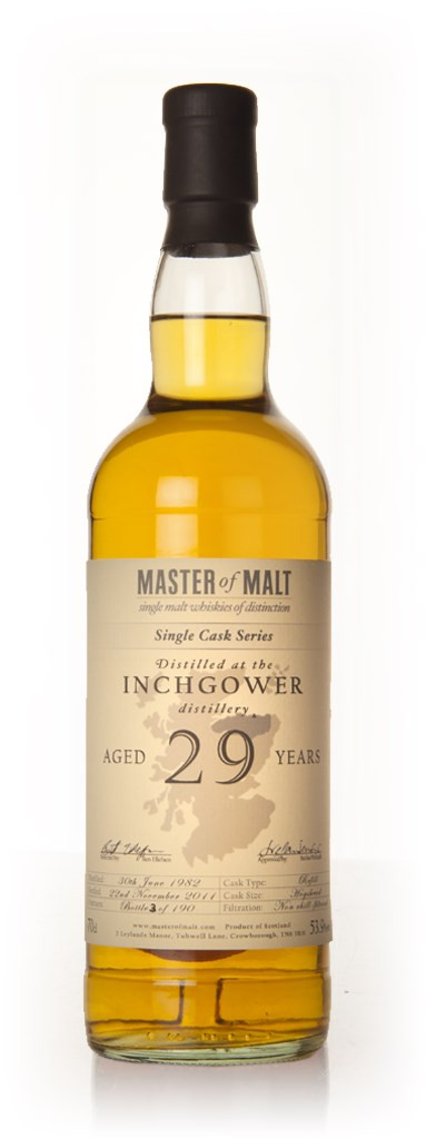 Inchgower 29 Year Old - Single Cask (Master of Malt) 70cl