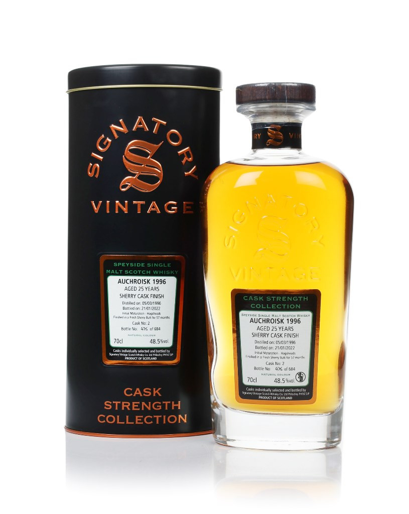 Auchroisk 25 Year Old 1996 (cask 2) - Cask Strength Collection (Signatory) 70cl