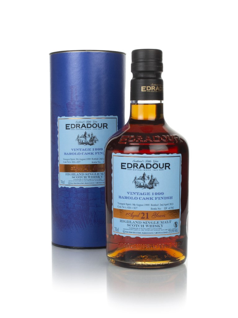 Edradour 21 Year Old 1999 - Barolo Cask Finish 70cl