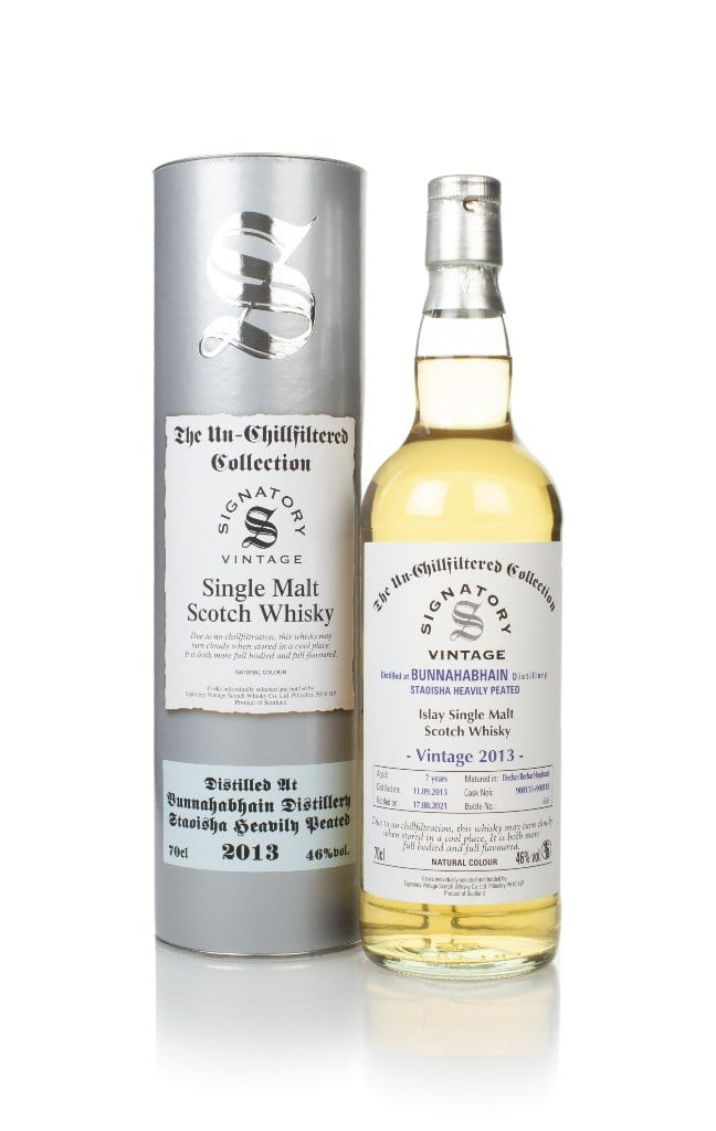 Staoisha 7 Year Old 2013 (casks 900115 & 900118) - Un-Chilfiltered Collection (Signatory) 70cl