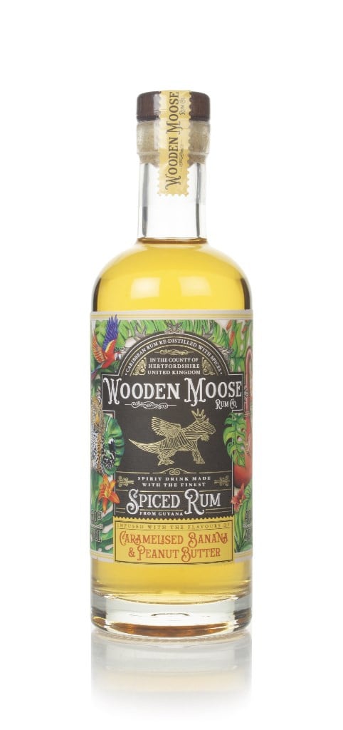 Wooden Moose Caramelised Banana & Peanut Butter Spiced Rum 50cl