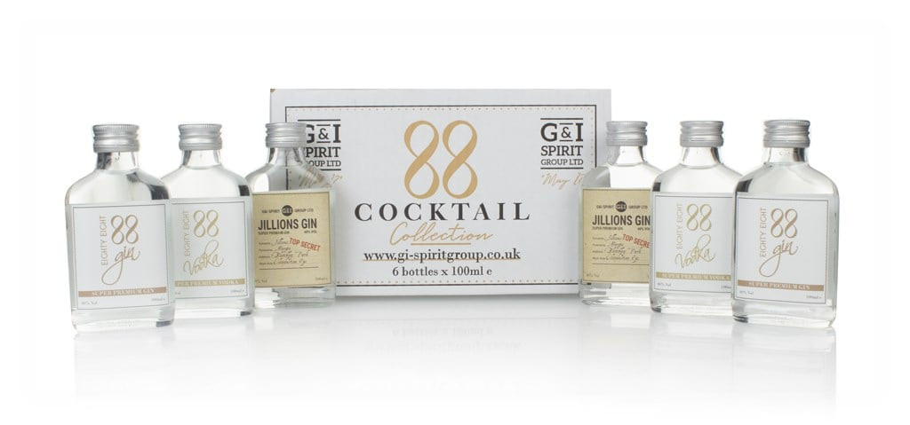 88 Cocktail Vodka & Gin Collection (6 x 100ml) 60cl