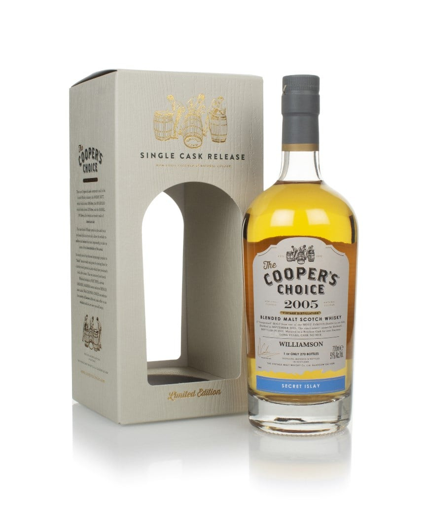 Williamson 14 Year Old 2005 (cask 9018) - The Cooper's Choice (The Vintage Malt Whisky Co.) 70cl