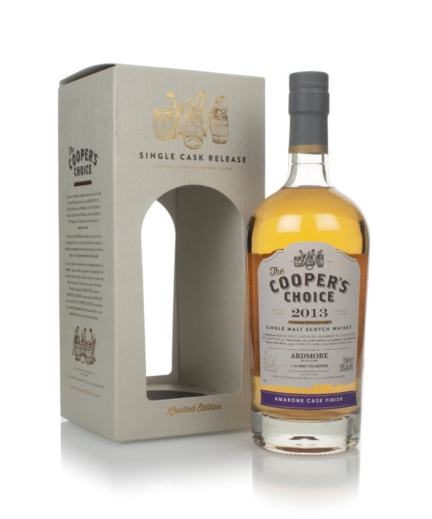 Ardmore 7 Year Old 2013 (cask 9066) - The Cooper's Choice (The Vintage Malt Whisky Co,) 70cl