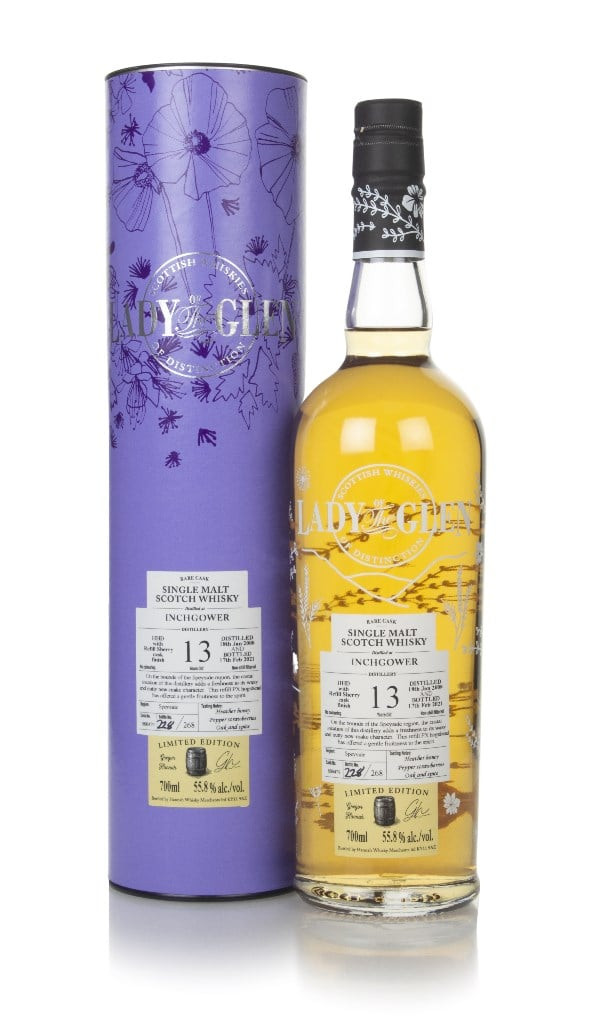Inchgower 13 Year Old 2008 (cask 800479) - Lady of the Glen (Hannah Whisky Merchants) 70cl