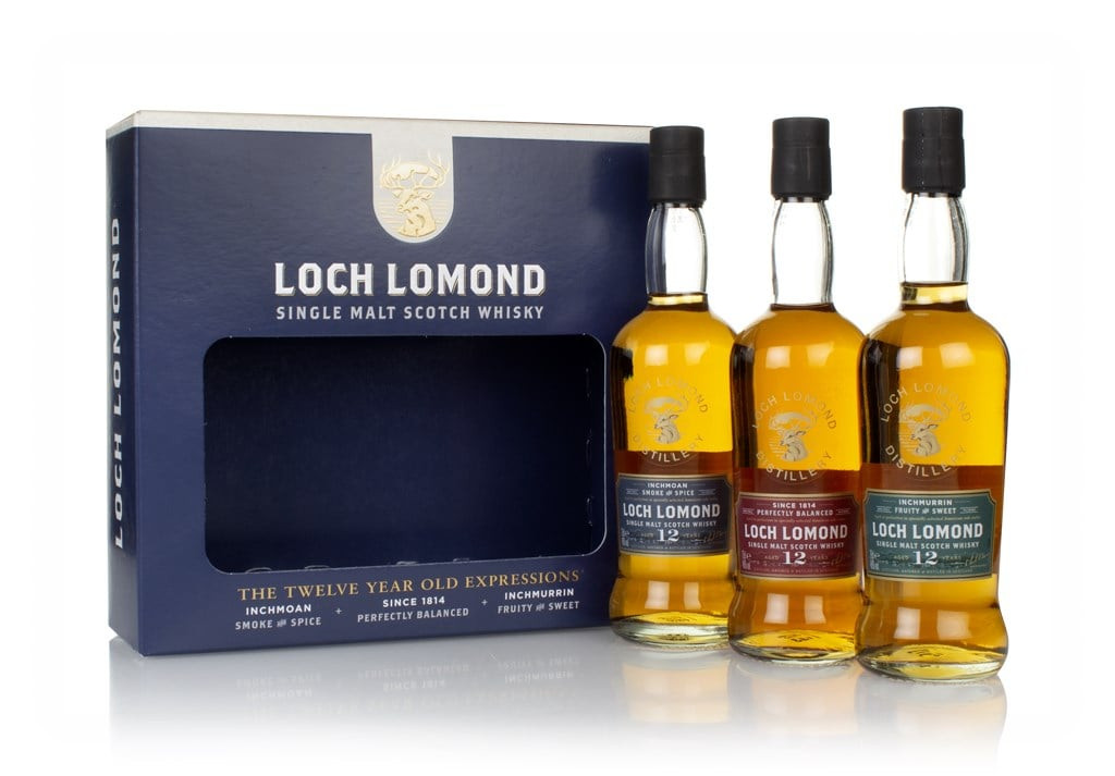Loch Lomond The 12 Year Old Expressions Gift Pack (3 x 20cl) 60cl