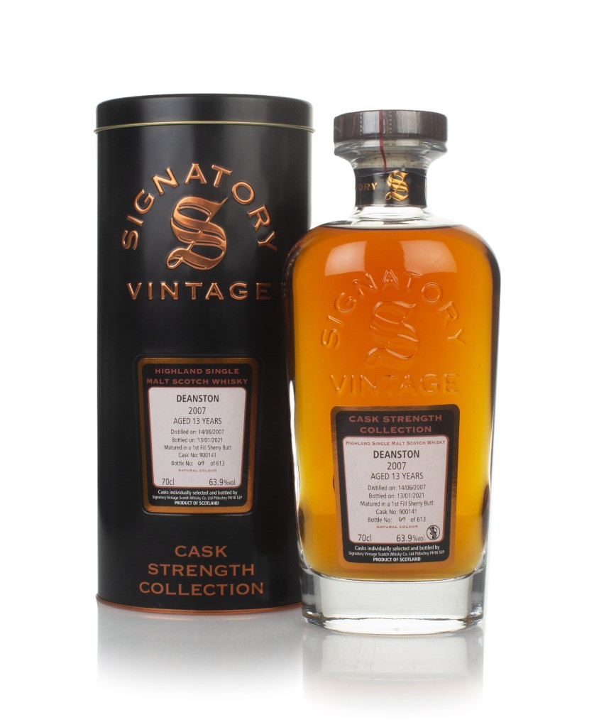 Deanston 13 Year Old 2007 (cask 900141) - Cask Strength Collection (Signatory) 70cl