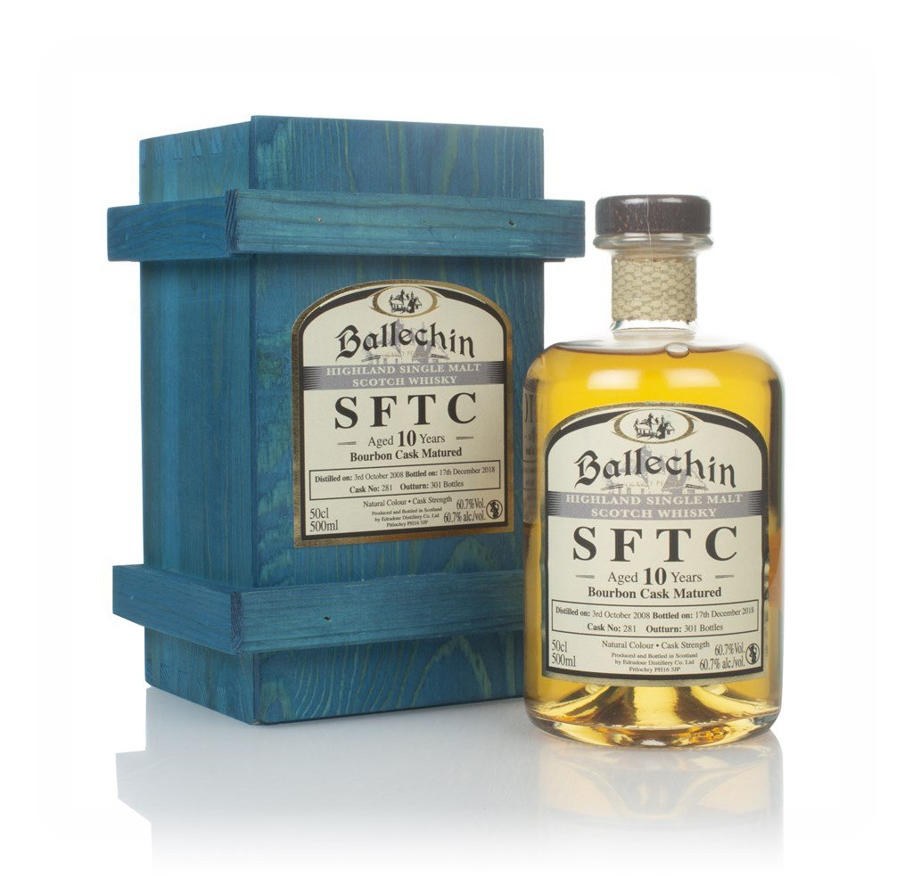 Ballechin 10 Year Old 2008 (cask 281) - Straight From The Cask 50cl