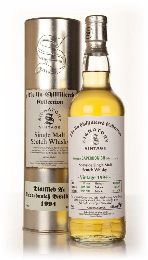 Caperdonich 17 Year Old 1994 - Un-Chillfiltered (Signatory) 70cl