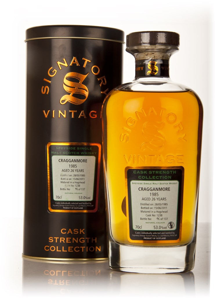 Cragganmore 26 Year Old 1985 Cask 1238 - Cask Strength Collection (Signatory) 70cl