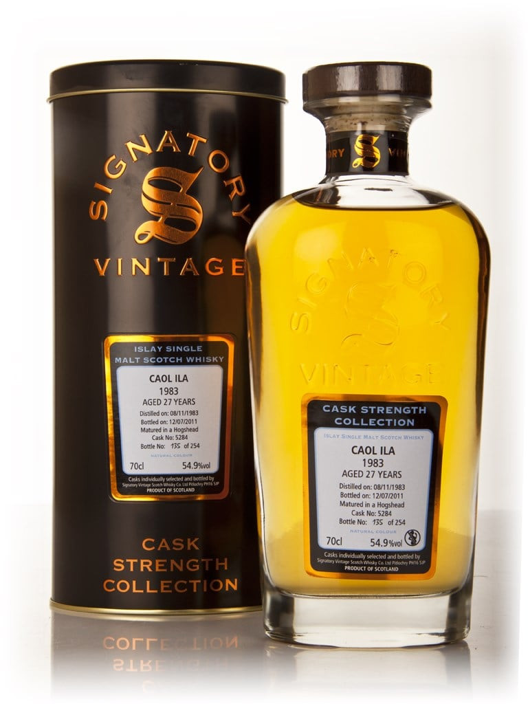 Caol Ila 27 Year Old 1983 Cask 5284 - Cask Strength Collection (Signatory) 70cl