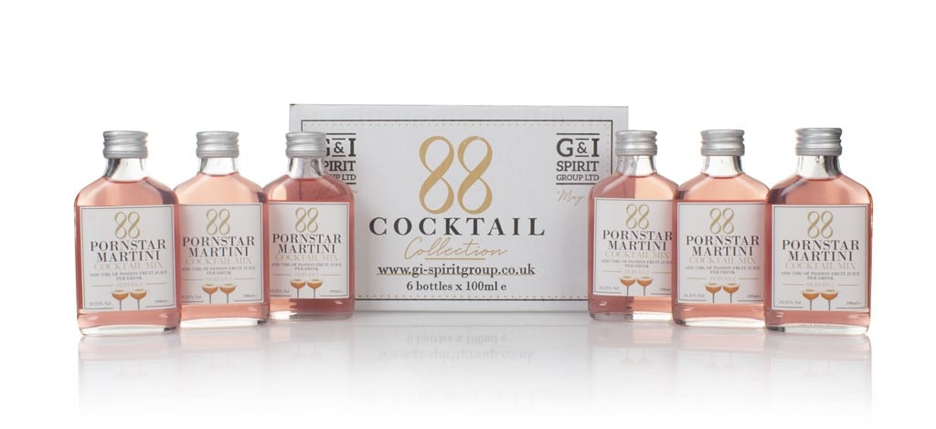 88 Cocktail Pornstar Martini Cocktail Mix (6 x 100ml) 60cl