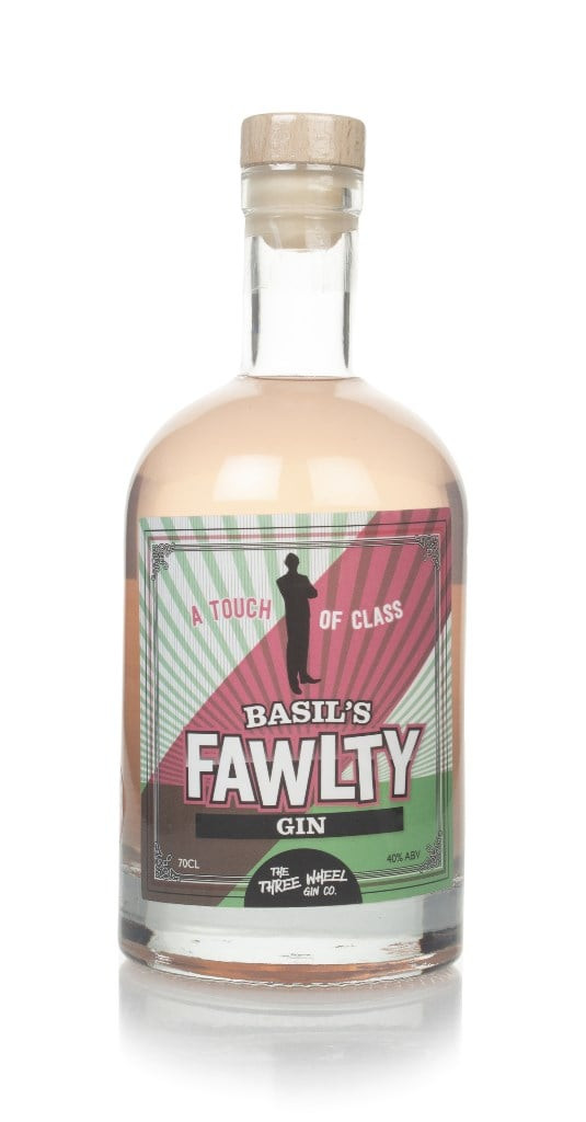 Three Wheel Gin Co. Basil's Fawlty Gin 70cl