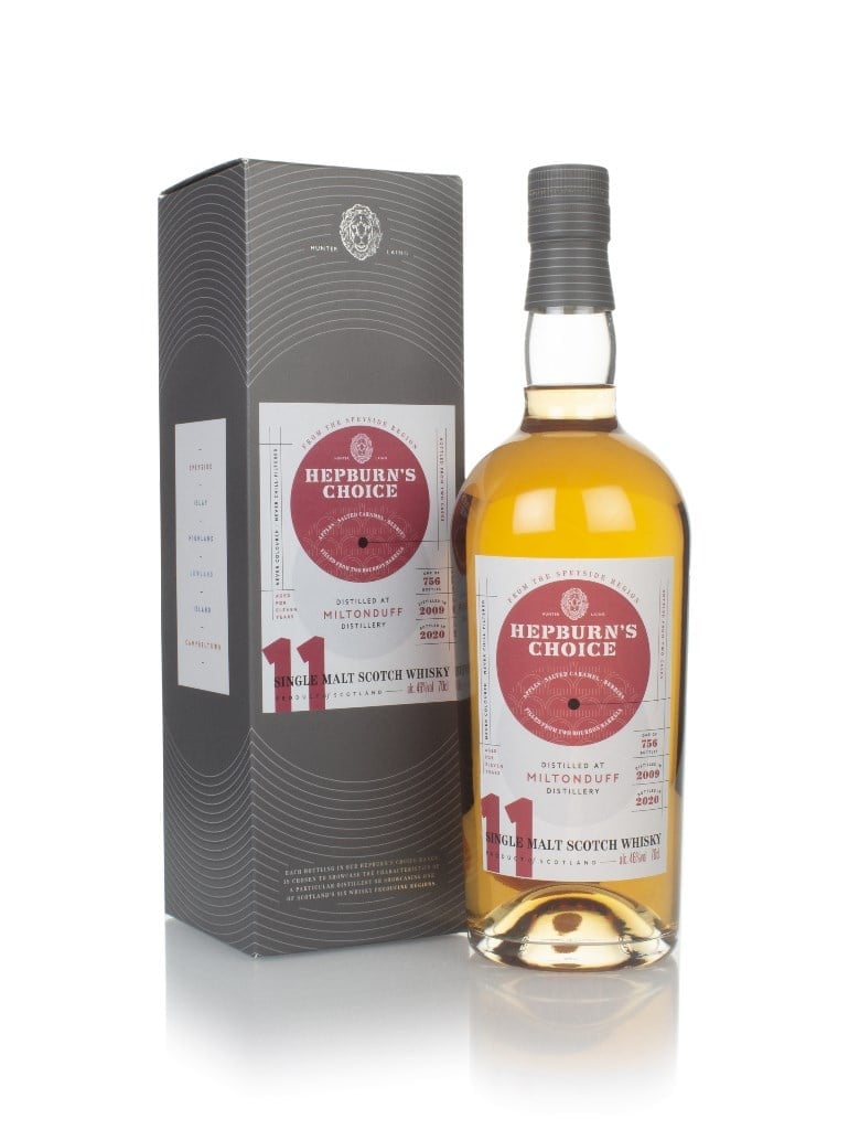 Miltonduff 11 Year Old 2009 - Hepburn's Choice (Langside) 70cl