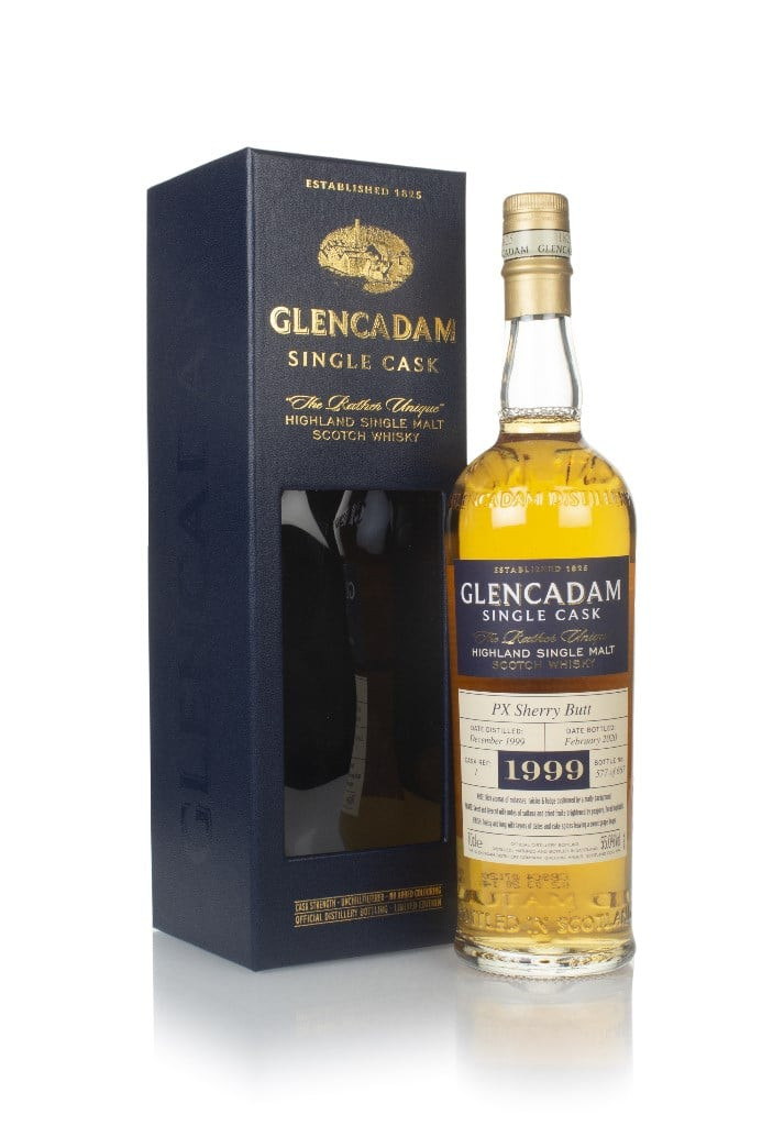 Glencadam 20 Year Old 1999 (cask 1) - Pedro Ximénez Sherry Butt Matured 70cl