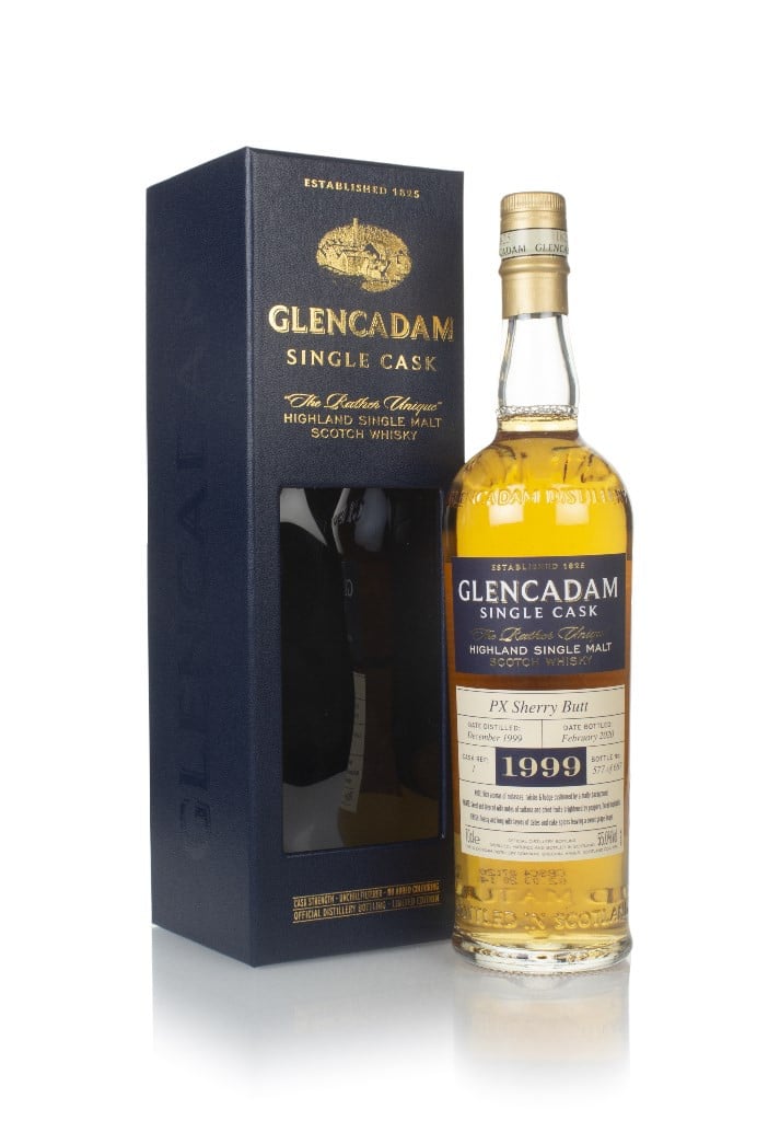 Glencadam 20 Year Old 1999 (cask 1) - Pedro Ximénez Sherry Butt Matured 70cl