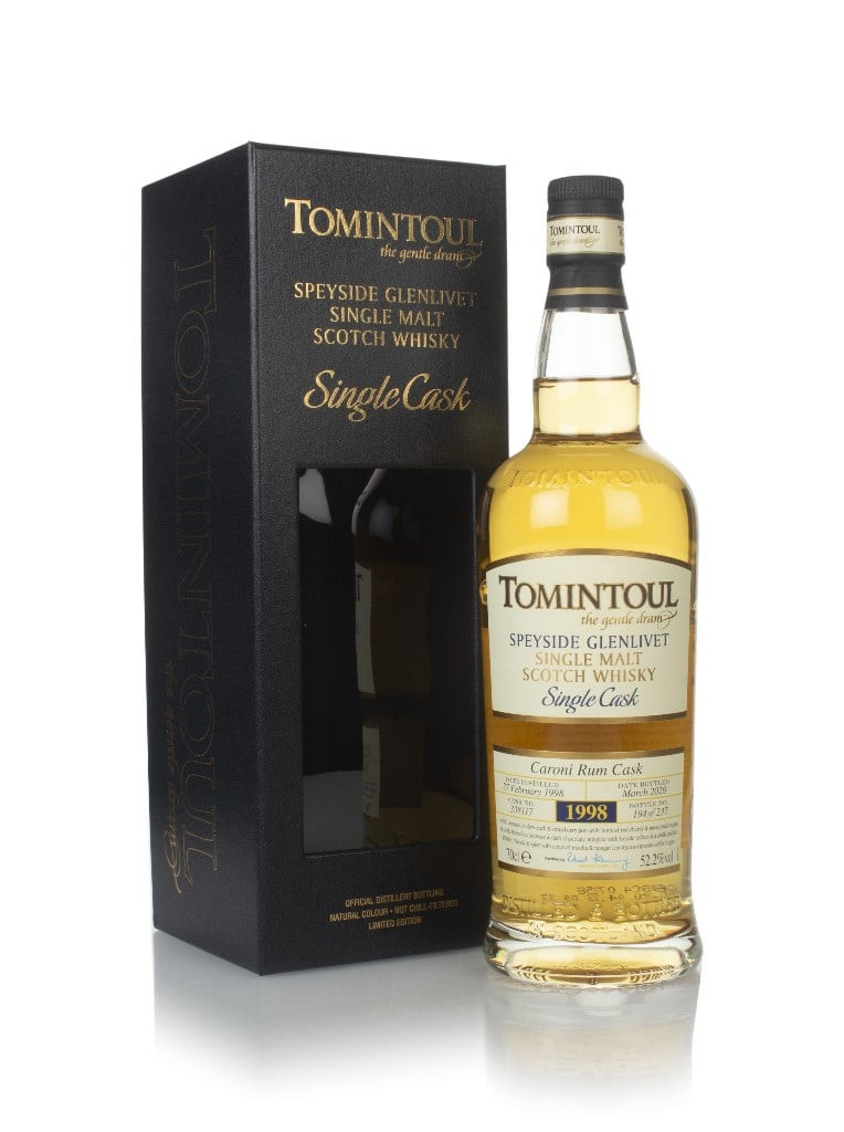 Tomintoul 22 Year Old 1998 (cask 338117) - Caroni Rum Cask Matured 70cl