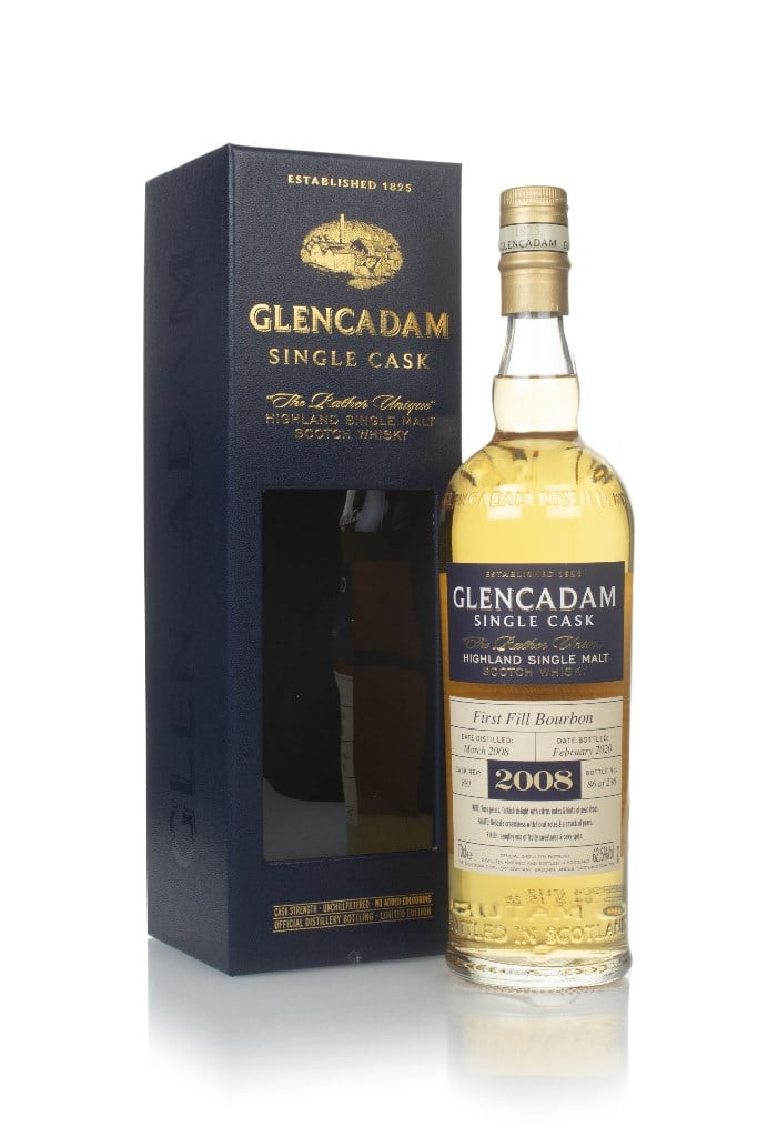 Glencadam 11 Year Old 2008 (cask 881) - First-Fill Bourbon Cask Matured 70cl