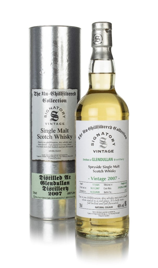Glendullan 13 Year Old 2007 (casks 319299 & 319309) - Un-Chillfiltered Collection (Signatory) 70cl