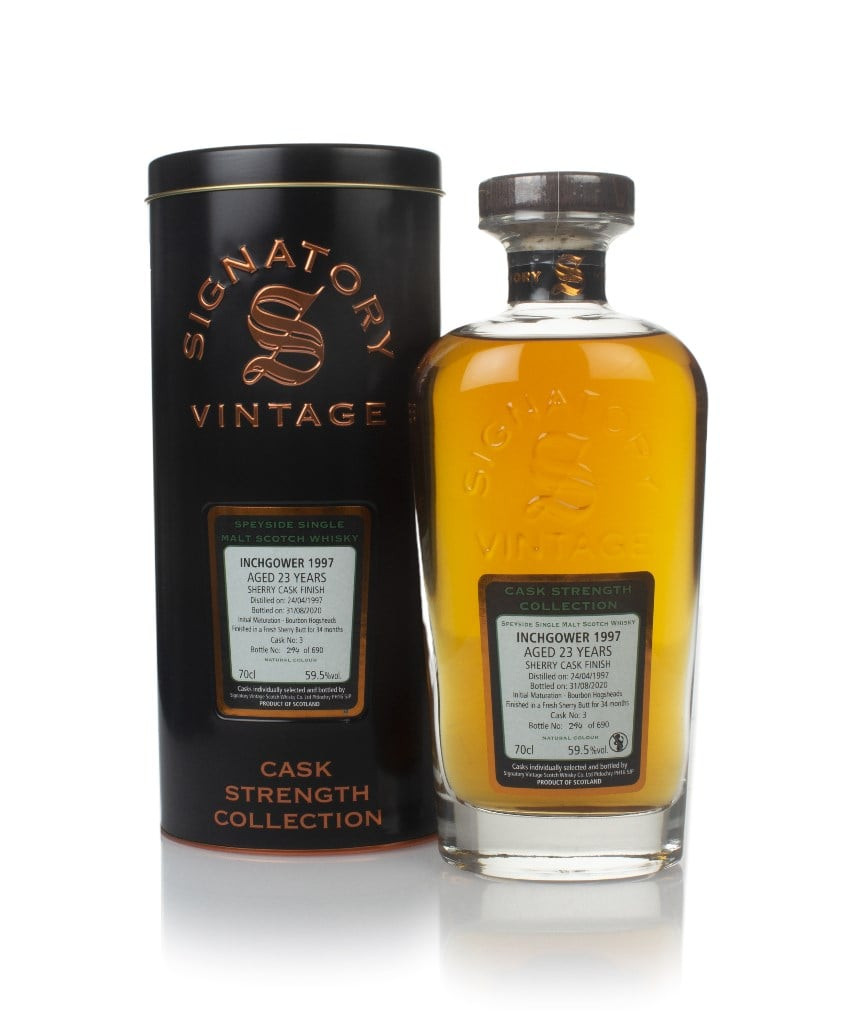 Inchgower 23 Year Old 1997 (cask 3) - Cask Strength Collection (Signatory)