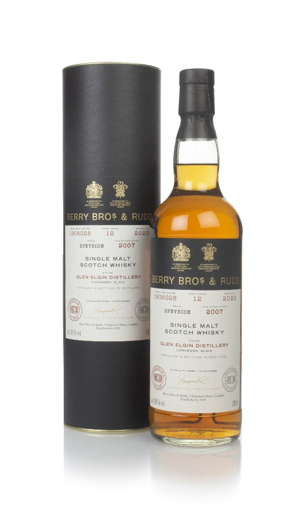 Glen Elgin 12 Year Old 2007 (cask 1906028) - Berry Bros. & Rudd 70cl