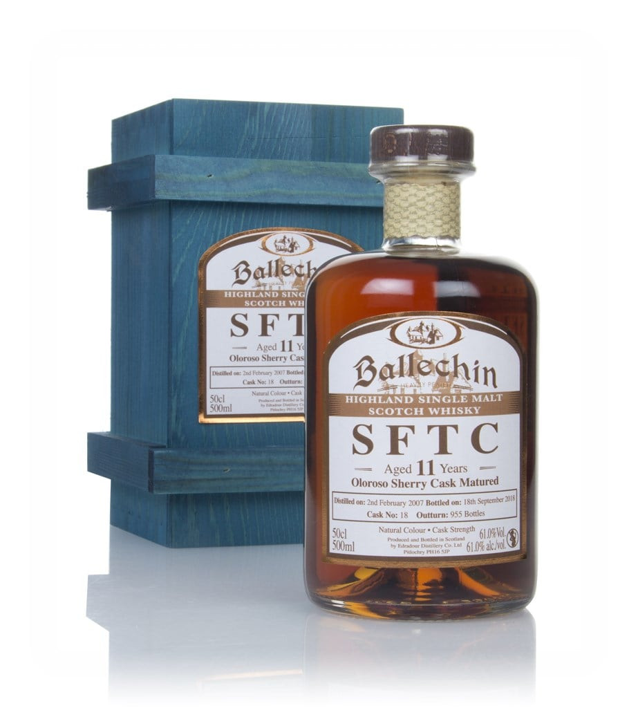 Ballechin 11 Year Old 2007 (cask 18) - Straight From The Cask 50cl