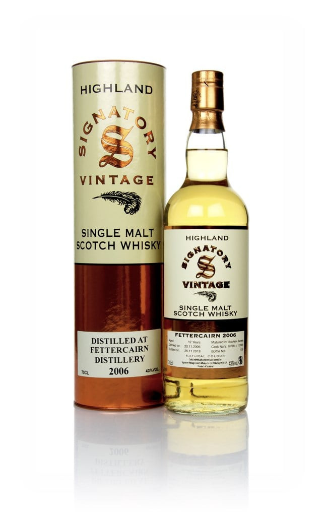 Fettercairn 12 Year Old 2006 (casks 107683 & 107685) - Signatory 70cl