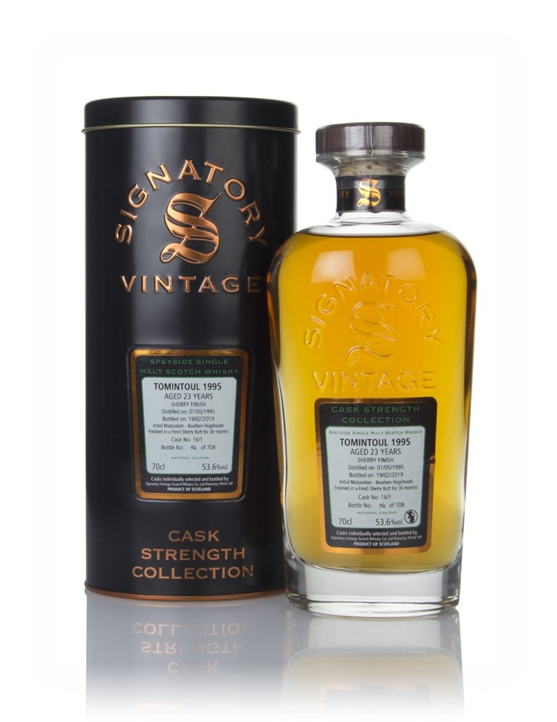 Tomintoul 23 Year Old 1995 (cask 16/1) - Cask Strength Collection (Signatory) 70cl