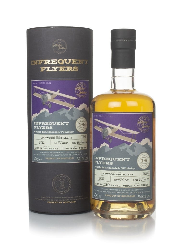 Linkwood 14 Year Old 2006 (cask 6144) - Infrequent Flyers (Alistair Walker) 70cl
