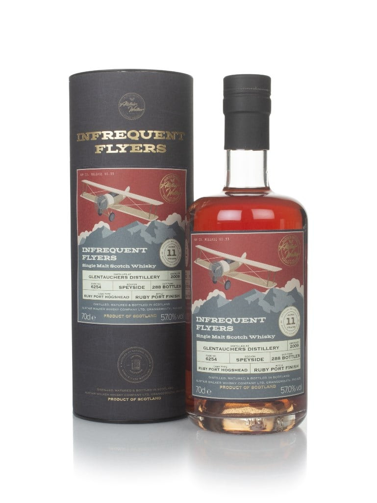 Glentauchers 11 Year Old 2009 (cask 6254) - Infrequent Flyers (Alistair Walker) 70cl