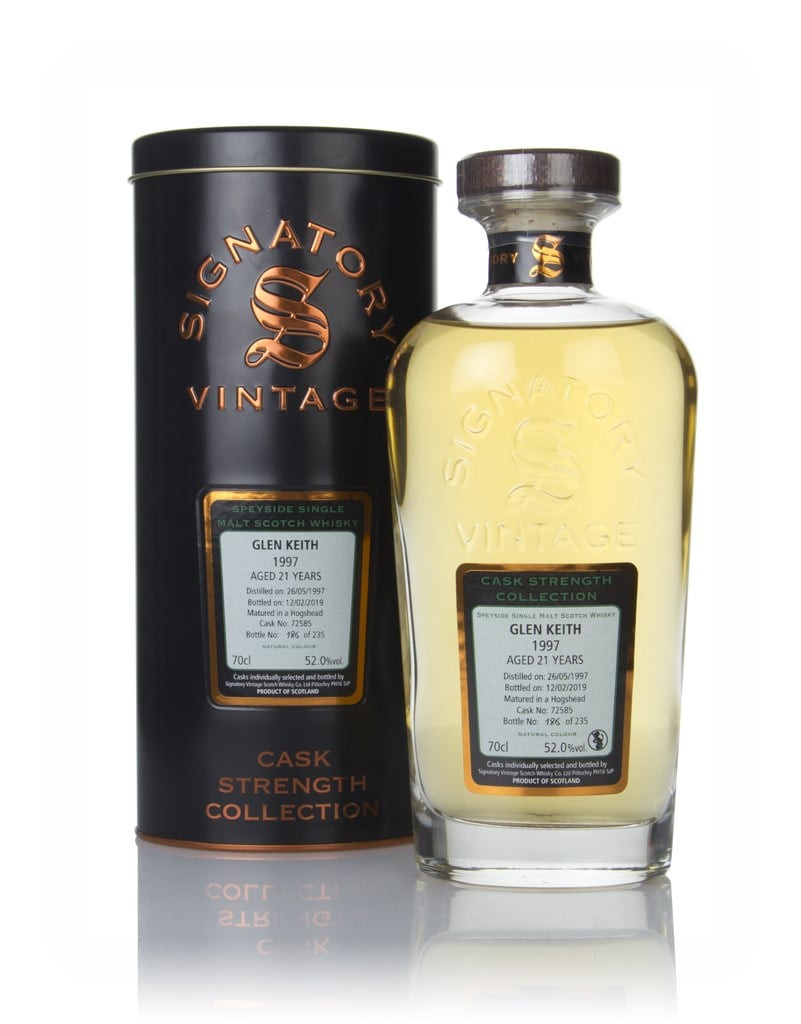 Glen Keith 21 Year Old 1997 (cask 72585) - Cask Strength Collection (Signatory) 70cl
