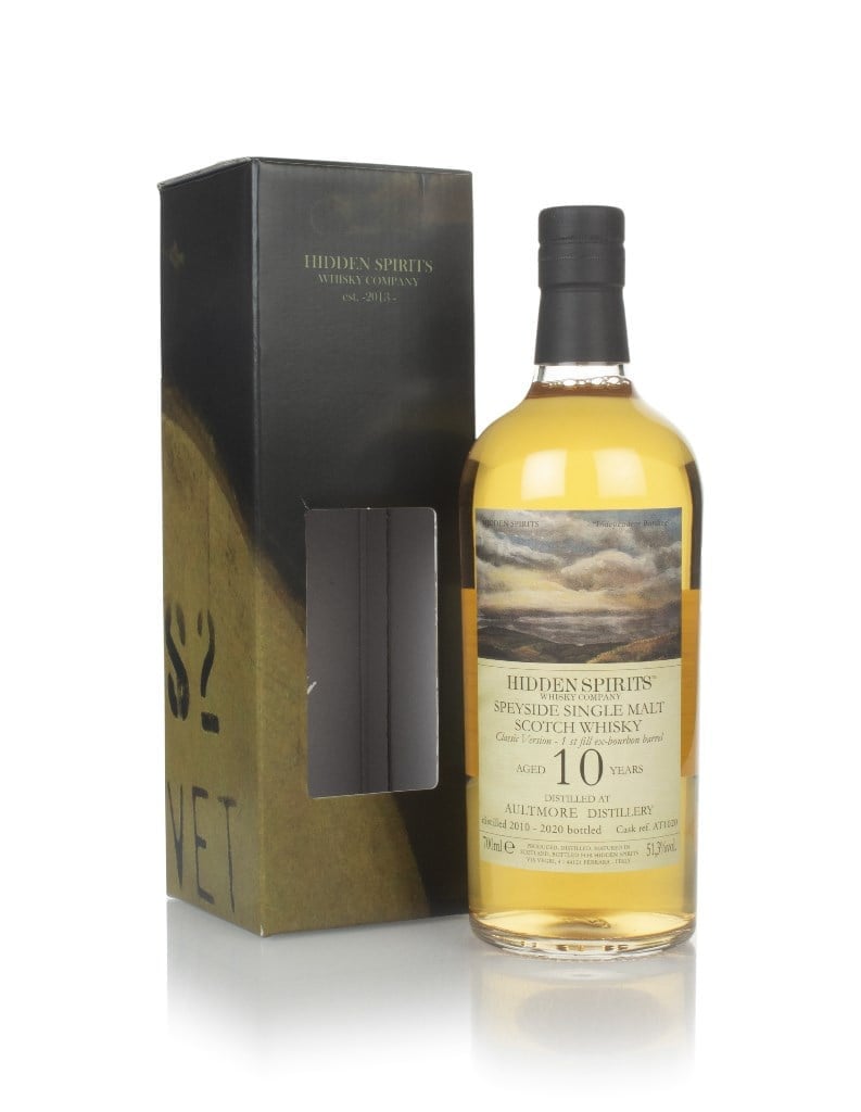 Aultmore 10 Year Old 2010 (cask AT1020) - Hidden Spirits 70cl