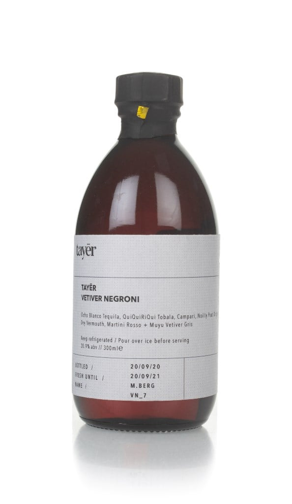 Tayer Vetiver Negroni 30cl
