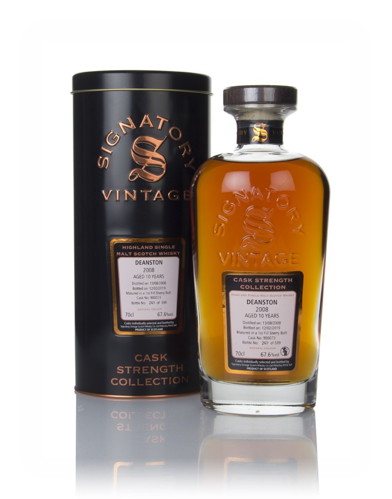 Deanston 10 Year Old 2008 (cask 900073) - Cask Strength Collection (Signatory) 70cl