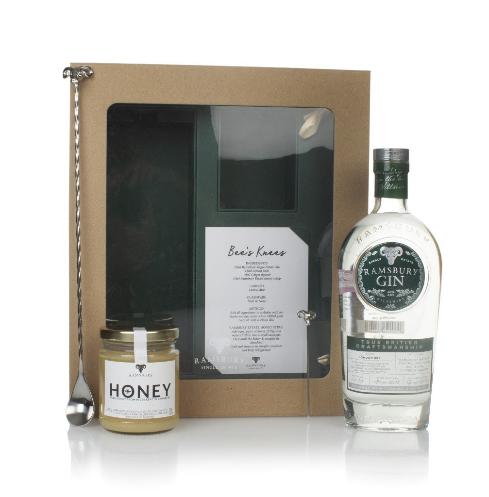 Ramsbury Gin Bee's Knees Gift Pack 70cl