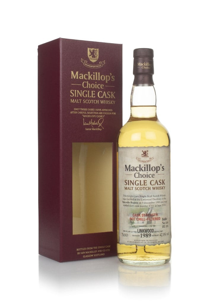 Linkwood 30 Year Old 1989 (cask 6711) - Mackillop's Choice 70cl