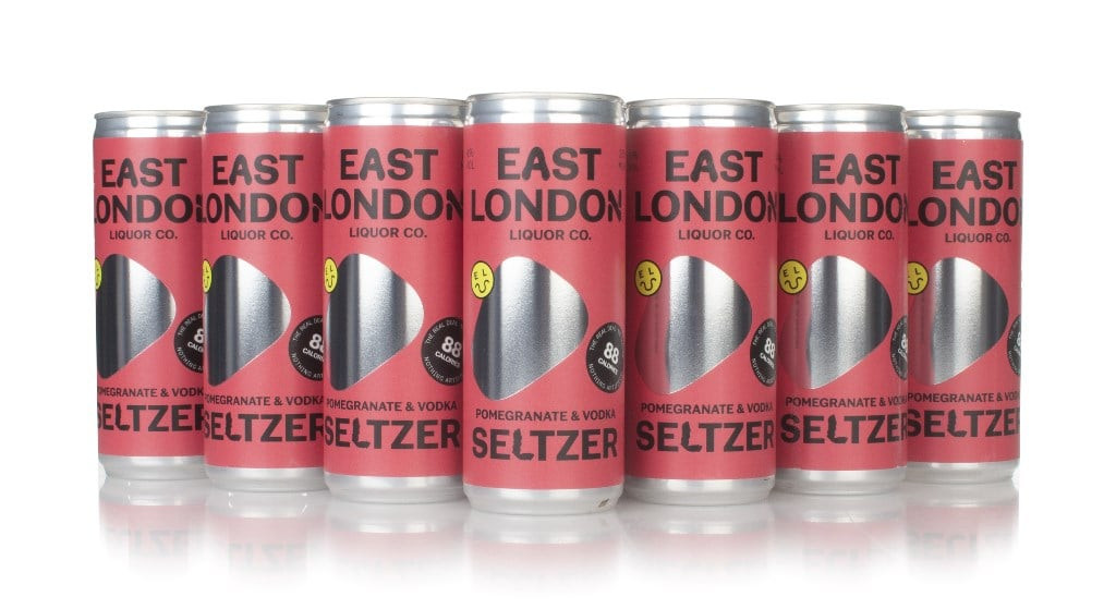 East London Liquor Company Pomegranate & Vodka Seltzer (12 x 250ml) 300cl
