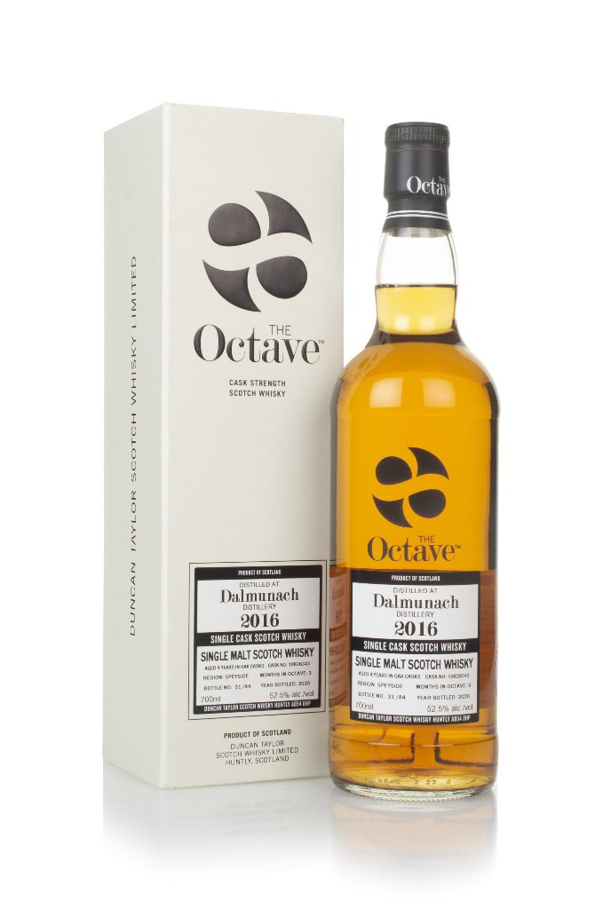 Dalmunach 4 Year Old 2016 (cask 10828343) - The Octave (Duncan Taylor) 70cl