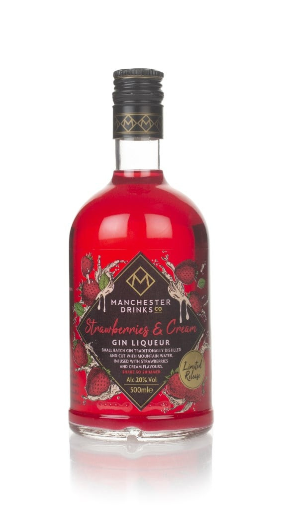 Manchester Drinks Co. Strawberries & Cream Gin Liqueur 50cl