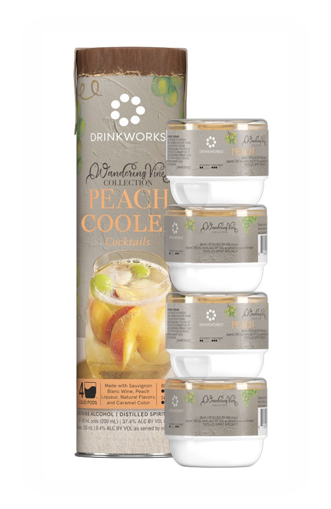 Drinkworks Peach Cooler Tube (4x Pods) 20cl