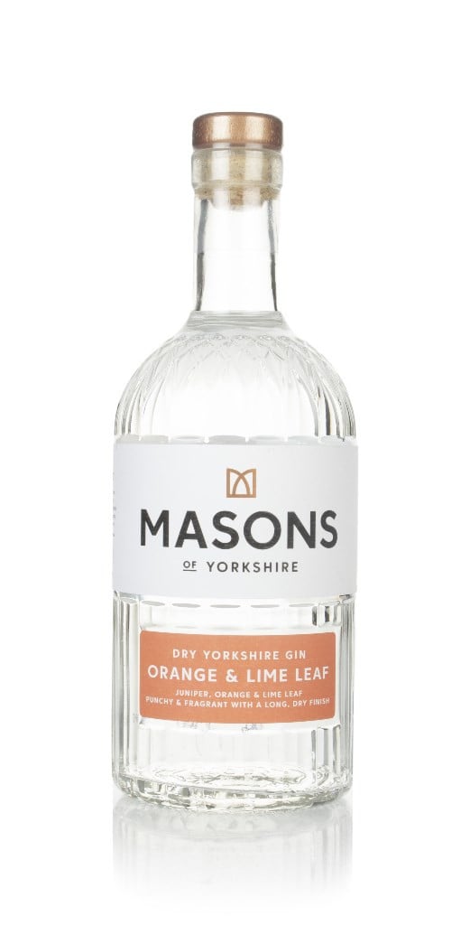 Masons Dry Yorkshire Gin - Orange & Lime Leaf 70cl