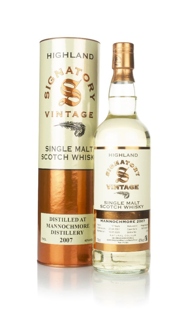 Mannochmore 12 Year Old 2007 (casks 6670 & 6671) - Signatory 70cl
