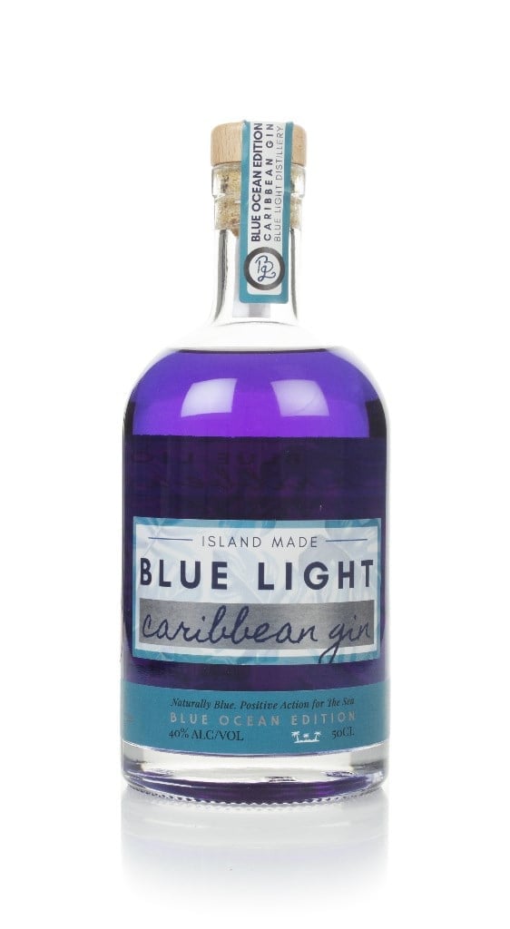 Blue Light Caribbean Gin Blue Ocean Edition 50cl