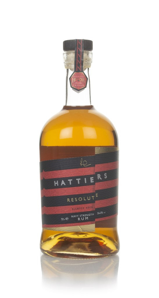 Hattiers Resolute Navy Strength Rum 70cl
