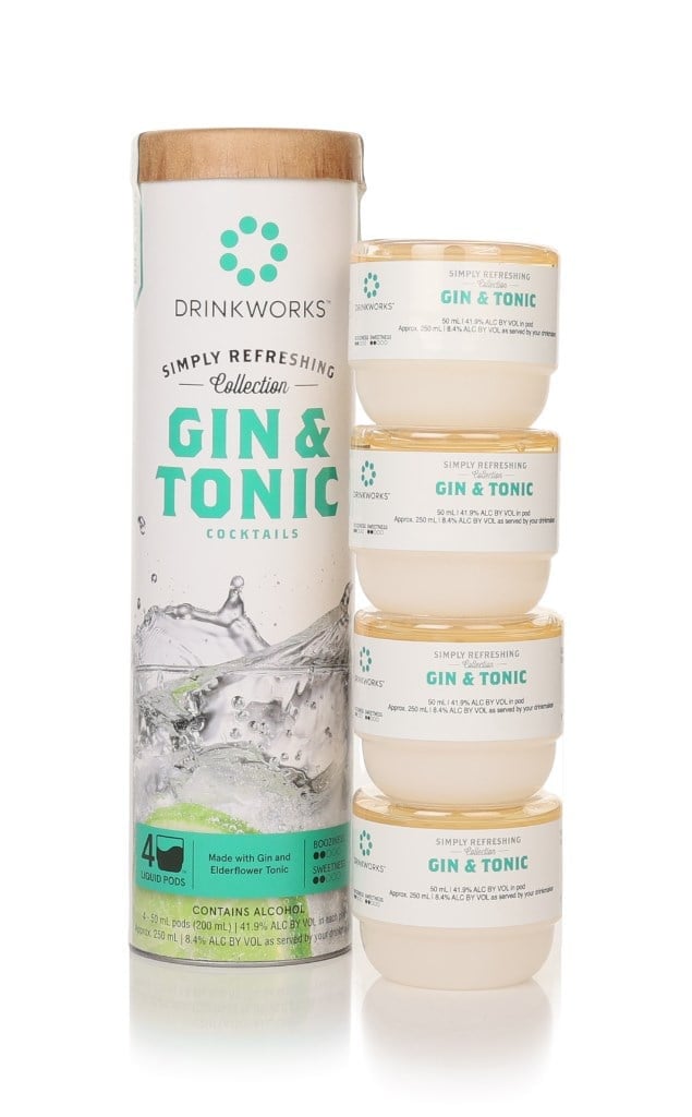 Drinkworks Gin & Tonic Tube (4x Pods) 20cl