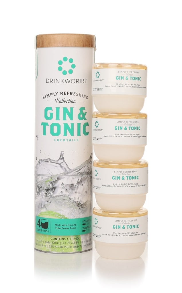 Drinkworks Gin & Tonic Tube (4x Pods) 20cl