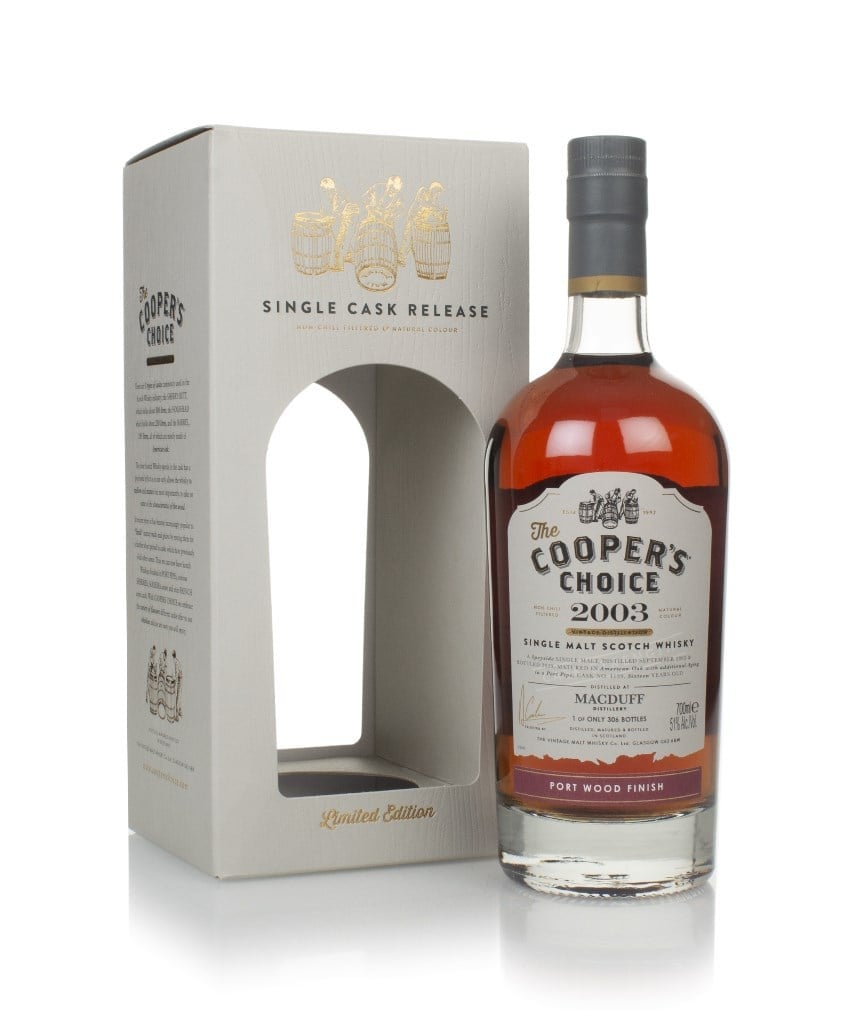 Macduff 16 Year Old 2003 (cask 1139) - The Cooper's Choice (The Vintage Malt Whisky Co.) 70cl