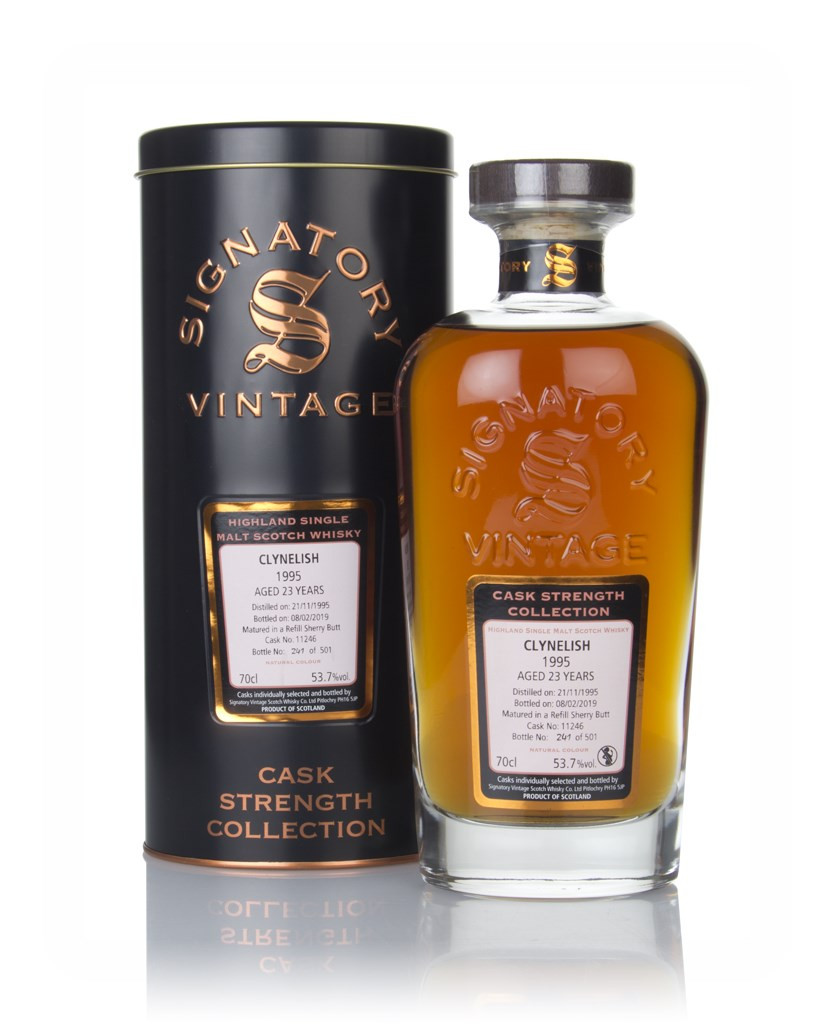 Clynelish 23 Year Old 1995 (cask 11246) - Cask Strength Collection (Signatory) 70cl